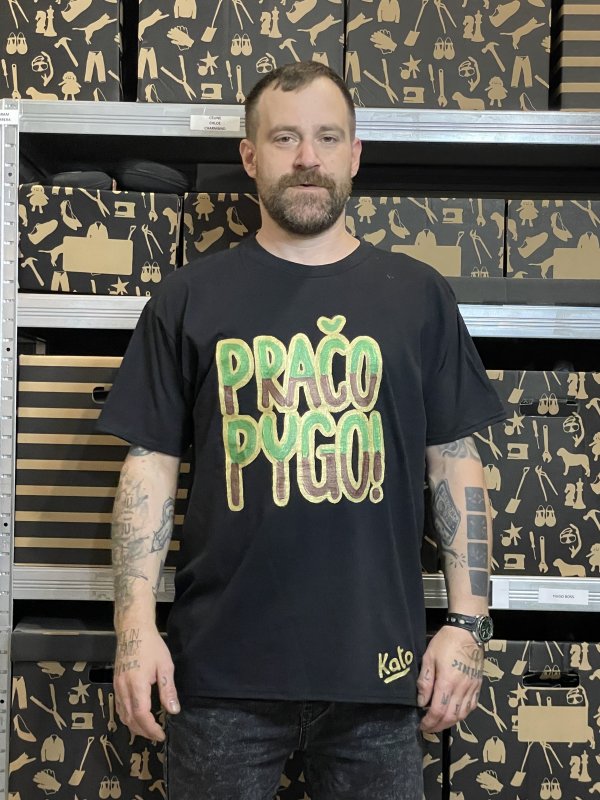 VYPRODÁNO Triko z1z1 Pračo Pygo bk-green  | Fanshop Prago Union