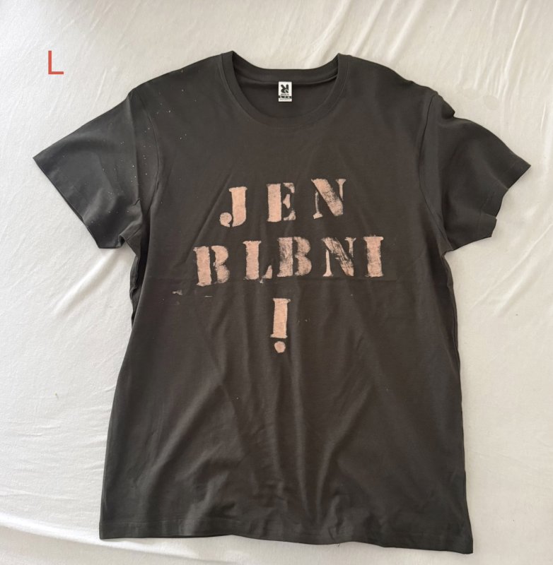 VYPRODÁNO!! Triko 1z1 JEN BLBNI! ...šedá L | Fanshop Prago Union