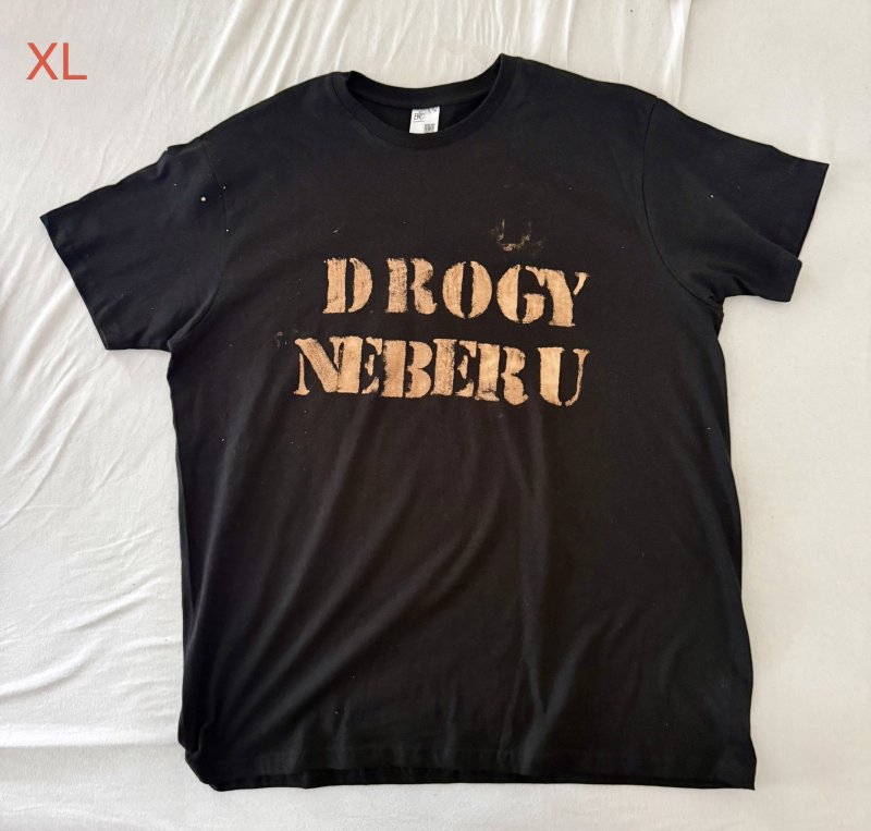 VYPRODÁNO!!  Triko 1z1 DROGY NEBERU.....černá XL | Fanshop Prago Union
