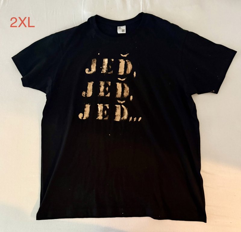 Triko 1z1 JEĎ, JEĎ, JEĎ  ...černá XXL | Fanshop Prago Union
