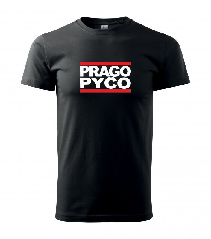 Triko "PRAGO PYČO" black | Fanshop Prago Union